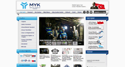 Desktop Screenshot of myk.gov.tr